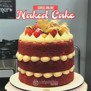 Imagem principal do produto Curso de Bolos Naked Cake