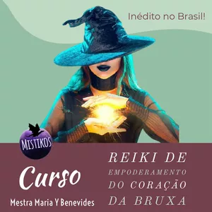 Imagem de capa para o Curso online Curso Reiki de Empoderamento do Coração da Bruxa