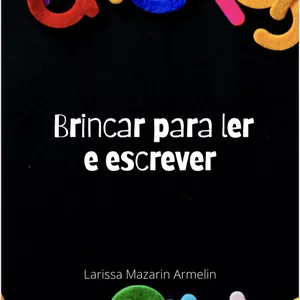 Imagem de capa para o Ebook brincar para ler e escrever
