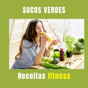 Imagem de capa para o Ebook Receitas Fitness: Sucos Verde