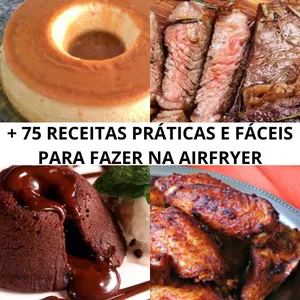Imagem de + DE 75 RECEITAS PRÁTICAS E FÁCEIS PARA FAZER NA AIRFRYER criado por Andressa Viana na hotmart