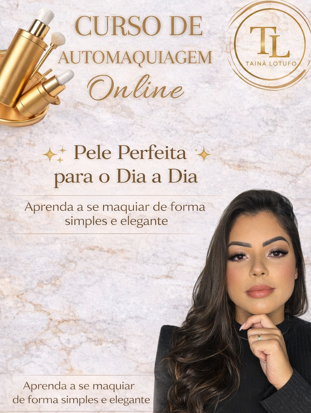 Curso 💄Curso de Automaquiagem - A Pele Perfeita para o Dia a Dia