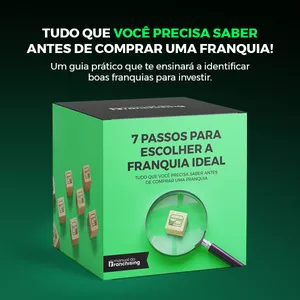 Imagem de capa para o Ebook 7 passos para escolher a franquia ideal