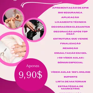 Imagem de capa para o Curso online Curso alongamento de unhas SMA.