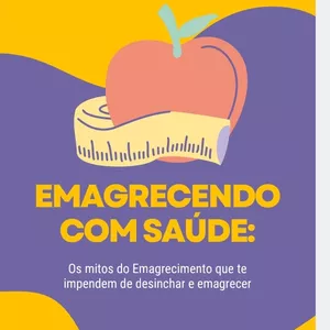 Imagem de capa para o Curso online E-book emagreça com saúde 