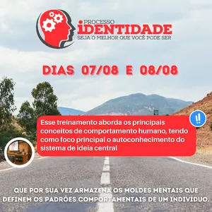 Imagem de capa para o Evento presencial Processo Identidade