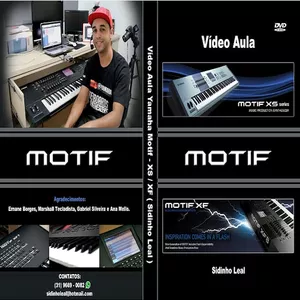 Curso VIDEO AULA MOTIF XS-XF ( Pack Sounds Brinde ) por Sidinho Leal 