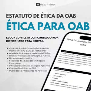 Imagem de capa para o Ebook Ética para OAB - coleção Rezumindo