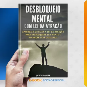 Imagem de capa para o Ebook DESBLOQUEIO MENTAL COM A LEI DE ATRAÇÃO