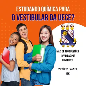 Imagem do curso Química para a UECE – Questões Comentadas com Gabarito e Vídeo-Aulas