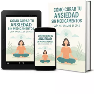Imagen de portada para Ebook Cómo Curar Tu Ansiedad Sin Medicamentos: Guía Natural de 21 Días