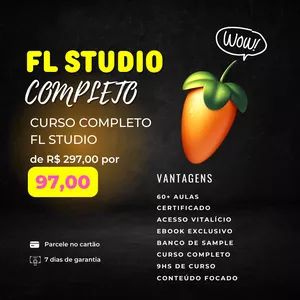 Imagem de capa para o Curso online FL Studio EXPERT