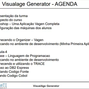 Imagem de capa para o Ebook Apostila VisualAge Generator com Banco de Dados