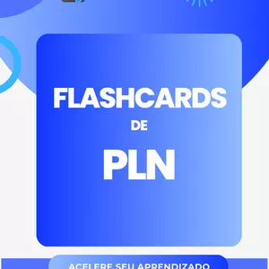 Imagem de capa para o Curso online Flashcards PLN - Processamento de Linguagem Natural