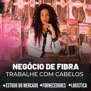 Imagem do curso Negócio de Fibra - Trabalhe com cabelos e fibras