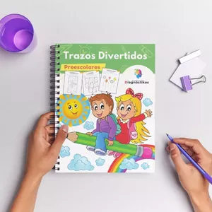 Imagen de portada para Ebook "Trazos Divertidos" para Preescolares