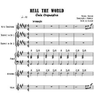 Imagem de capa para o Ebook Heal The World - Michael Jackson
