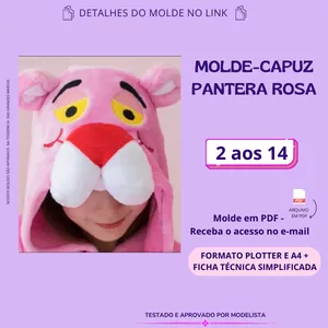 Imagem de capa para o Curso online MOLDE CAPUZ CABEÇA DE PANTERA 