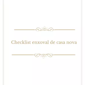 Imagem de capa para o Curso online Checklist enxoval de casa nova 