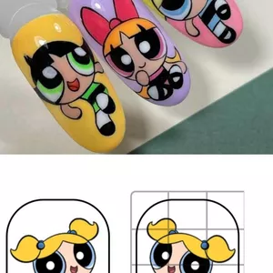 Imagen de portada para Ebook Stikers Artesanales - Caricaturas NAIL ARTS