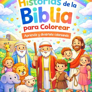 Imagen de portada para Ebook Grandes Historias de la Biblia para Colorear 