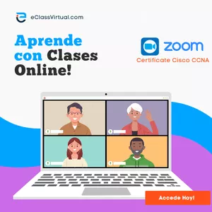Imagen de portada para Curso online Clases en Vivo Cisco y Masterclass en Redes de Datos y Seguridad