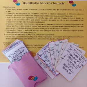 Imagem de capa para o Ebook Batalha dos gêneros textuais