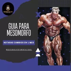 Imagen de portada para Ebook Guia para mesomorfo !notaras cambios en 1 mes!