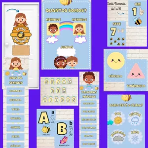 Imagem de capa para o Ebook Kit Sala de Aula Tema Abelhinha