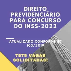 Imagem principal do produto DIREITO PREVIDENCIÁRIO PARA O INSS-2022