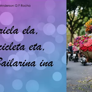 Imagem de capa para o Ebook Gabriela ela, Bicicleta eta, Bailarina ina