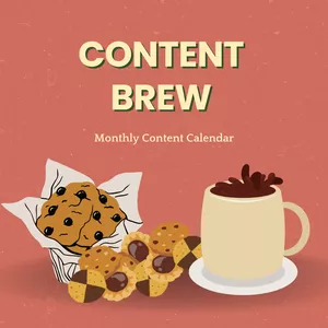 Cover image for Online course Content Brew - Monthly Content Calendar