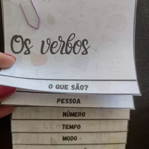 Imagem de capa para o Ebook Flipbook dos verbos