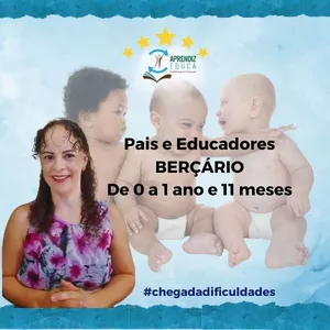 Imagem de capa para o Curso online Rotina de atividades para criança do Berçário de 0 a 1 ano e 6 meses.