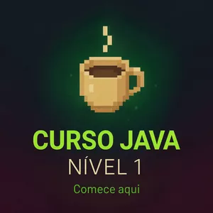 Imagem de capa para o Curso online Curso Java – Nível 1: Comece Aqui