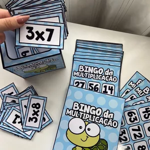 Imagem de capa para o Ebook Bingo da multiplicação 