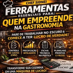 Imagem do curso Cozinha de Lucro: Domine Custos e Maximize Seus Ganhos