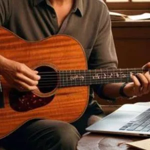 Imagem de capa para o Ebook Domine o violão: aprenda a tocar suas músicas favoritas