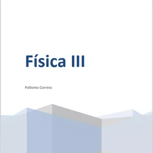 Imagem de capa para o Ebook eBook Física III