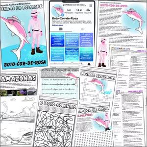 Imagem de capa para o Ebook BOTO-COR-DE-ROSA - LENDAS DO FOLCLORE