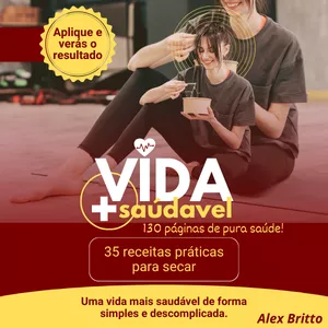 Imagem de capa para o Ebook 35 Receitas para secar em 30 dias