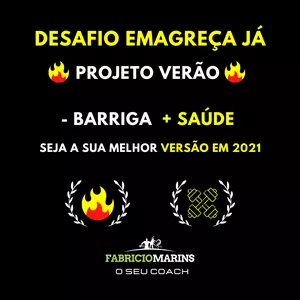 Imagem de capa para o Curso online DESAFIO EMAGREÇA JÁ - TREINO EM GRUPO