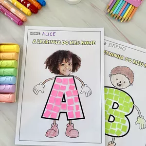 Imagem de capa para o Ebook A letrinha do meu nome 