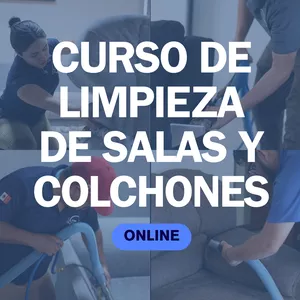 Imagen de portada para Curso online Curso de limpieza de colchones, Sofas y mas!