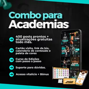 Imagem de Combo para Academias criado por Isa Pacheco dos Santos na hotmart