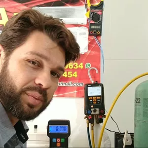 Curso Mini Curso de recarga de gás r22 balança, multímetro e manômetro digital