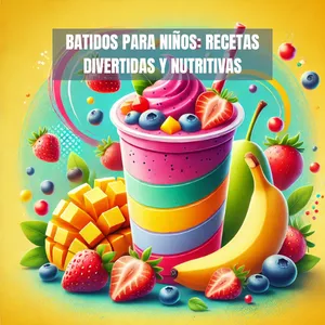 Imagen de portada para Curso online Batidos para Niños: Recetas Divertidas y Nutritivas