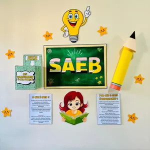 Imagem de capa para o Ebook Painel Decorativo SAEB 