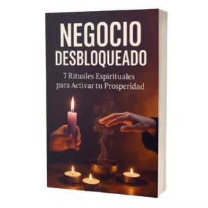 Imagen de portada para Ebook Negocio Desbloqueado – 7 Rituales Espirituales para Activar tu Prosperidad