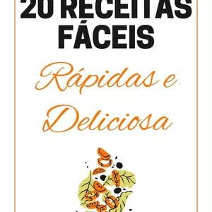 Imagem de capa para o Ebook Cozinha Fácil: 20 Receitas Para Iniciantes